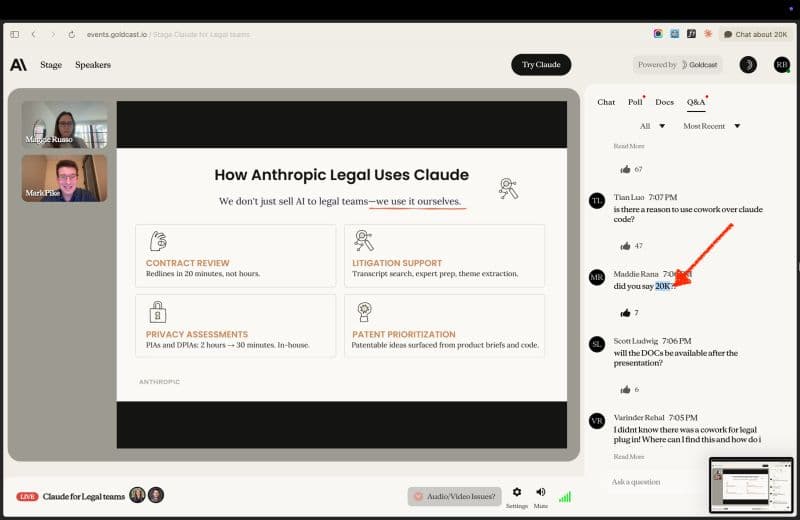 Actors - ARR - Anthropic Webinar is all about grabbing Attention...but are we  paying attention to the real question?