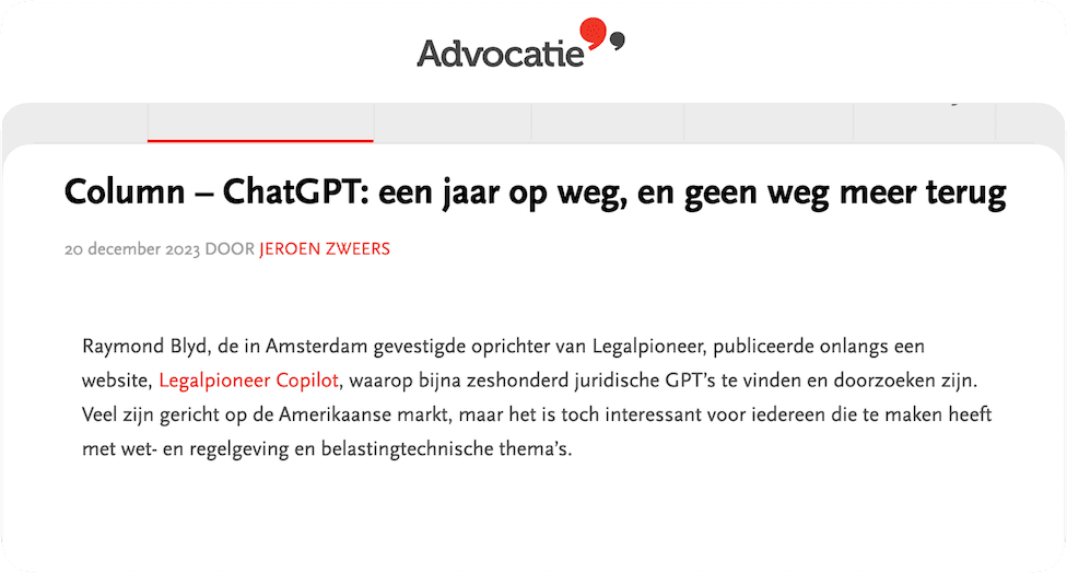 Advocatie 23