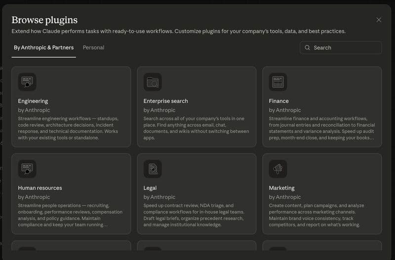 Essential stack for any company is covered by Anthropic