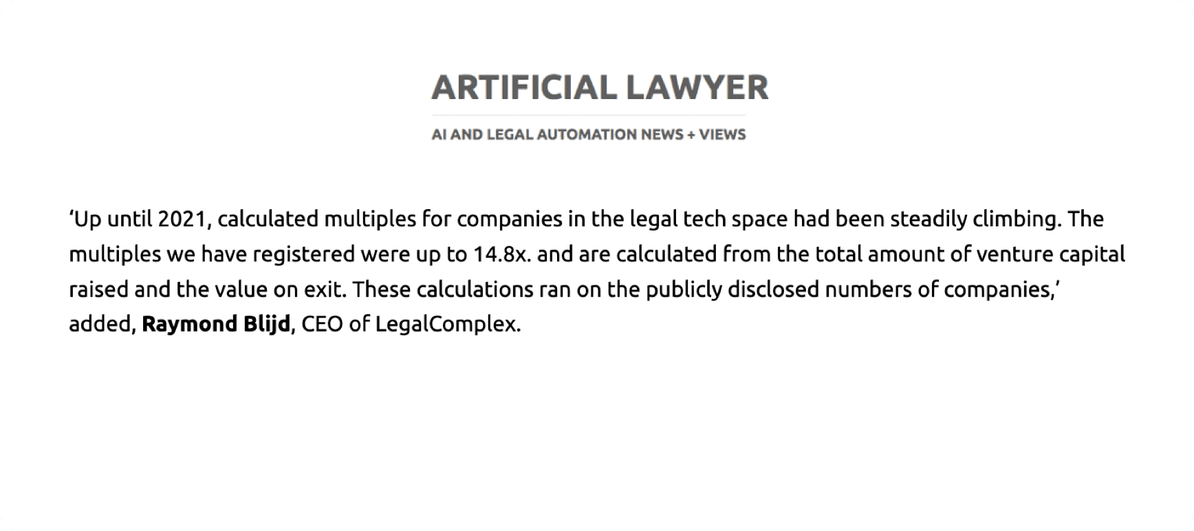 How the Cloud Valuation Collapse Will Impact Legal Tech