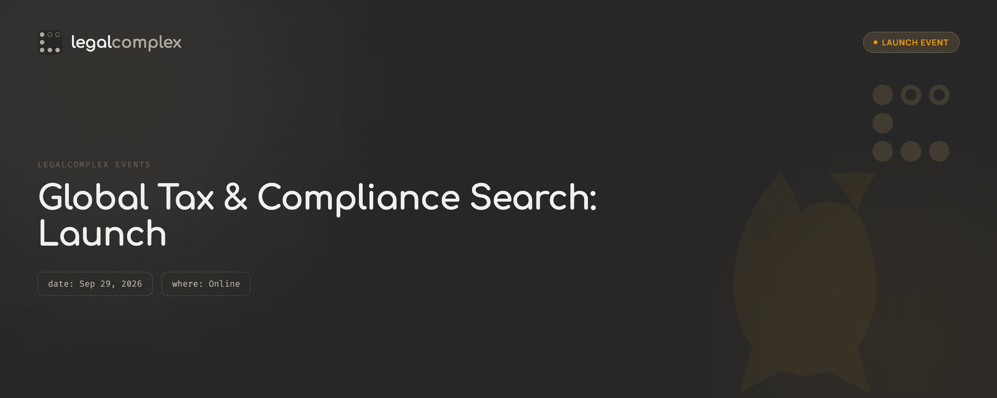 Global Tax & Compliance Search: Launch
