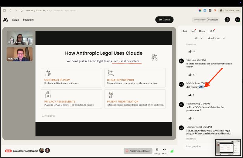 Actors - ARR - Anthropic Webinar is all about grabbing Attention...but are we  paying attention to the real question?