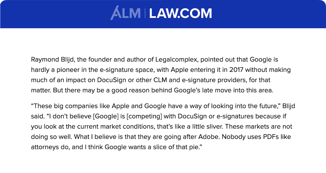 Google e-Sign