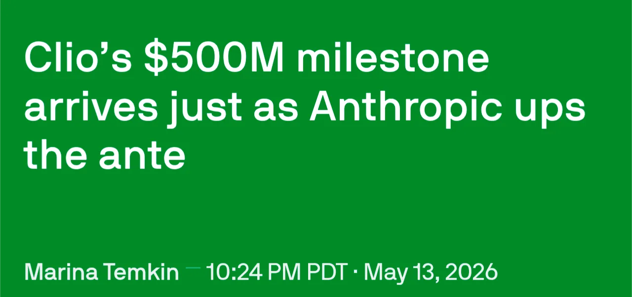 Clio $500M ARR milestone and what it means: growth in legal is real and may save some bigger players